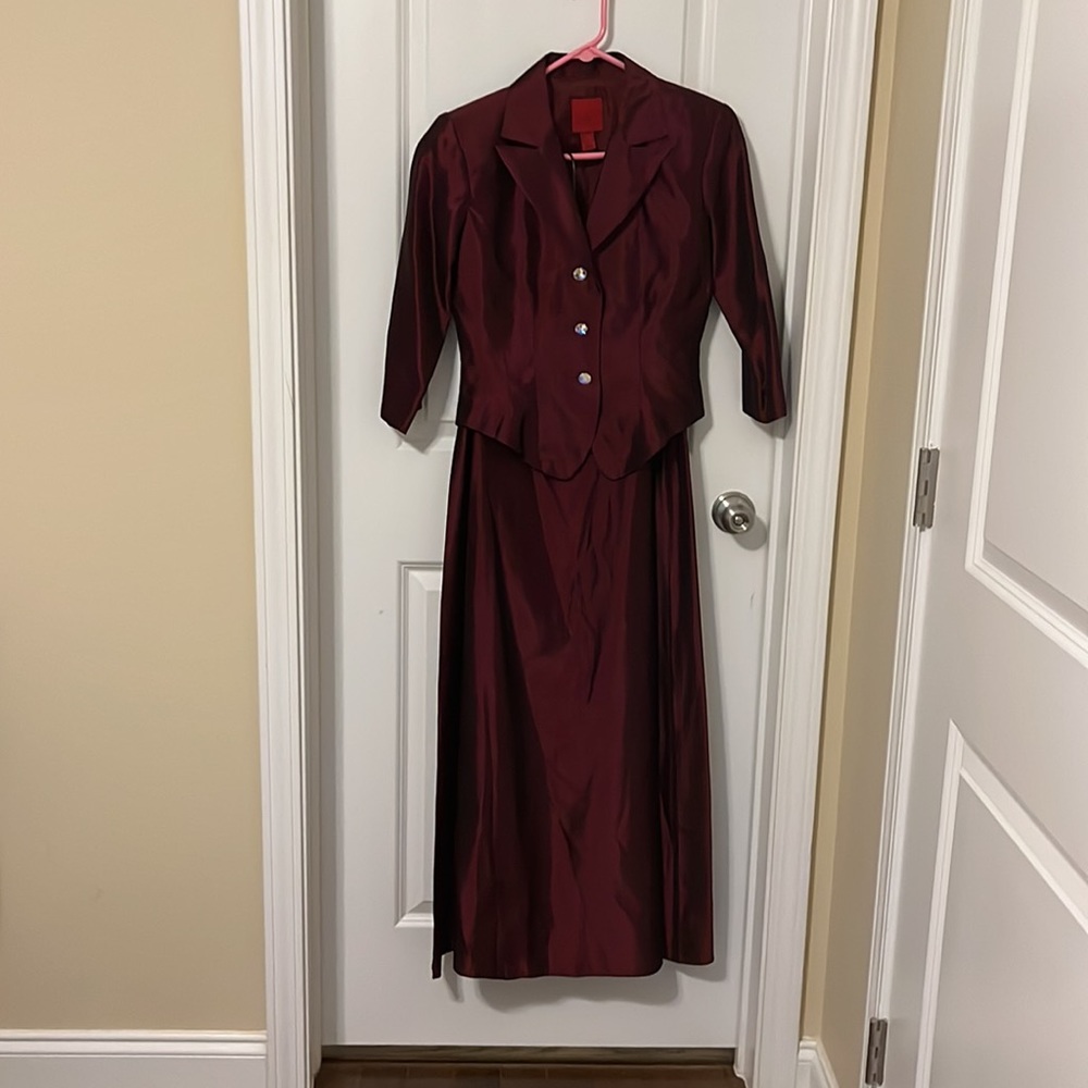 ELEGANT, two-piece skirt, and jacket by JS Collections